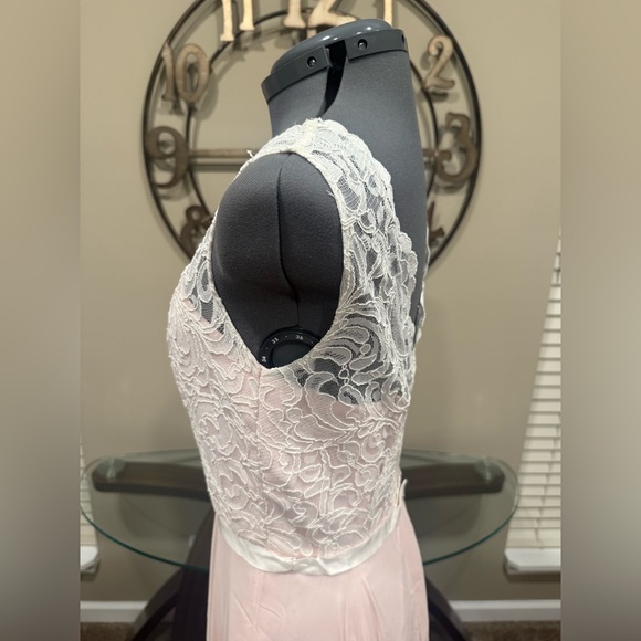 Elegant‎ Lace Pink Dress by After Six Size 10 Sample NWT - Picture 4 of 5